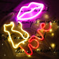 Lip Light up Neon Signs (6*10 inches)