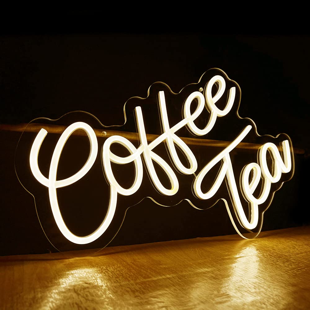 Tea Coffee Neon Sign (10x16 inches)