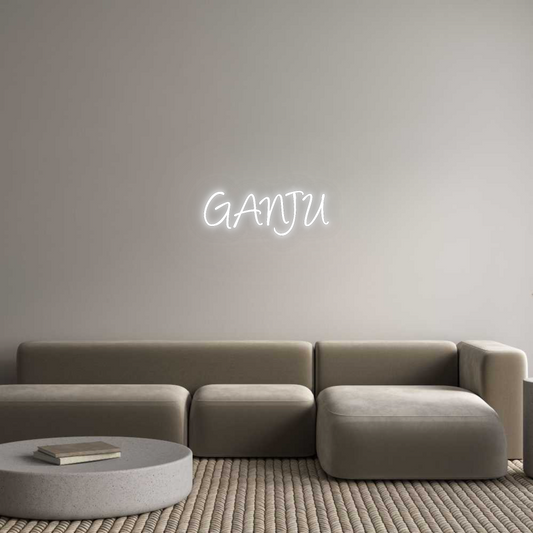 Customised Neon Sign GANJU