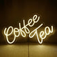 Tea Coffee Neon Sign (10x16 inches)