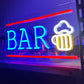 Bar Neon Sign (10x17 inches)