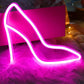 Heels Neon Sign (8x10 inches)