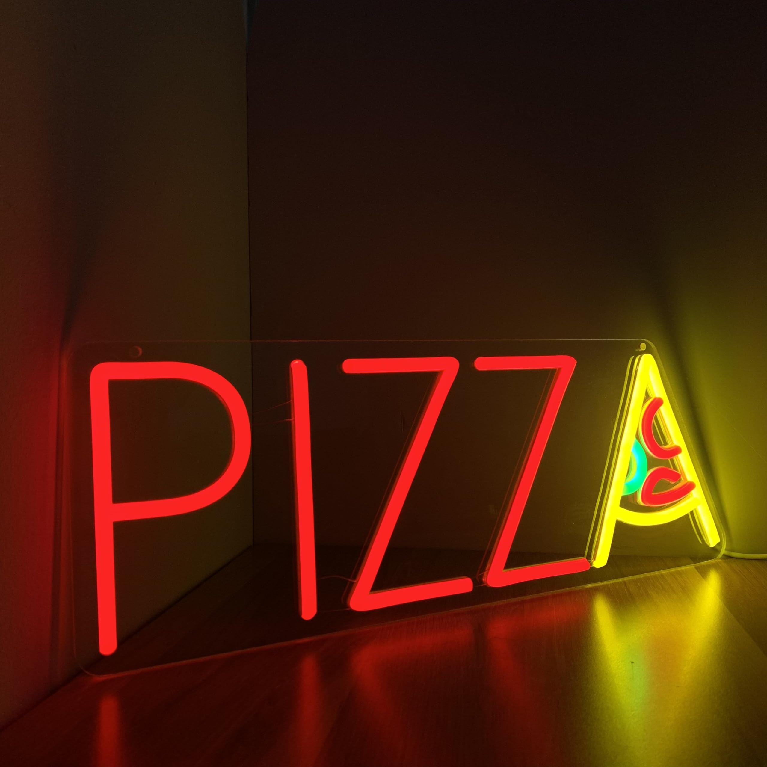 Pizza neon sign, Pizza light sign, Pizza led sign, Pizzeria neon sign, Neon sign for business, Food neon high quality sign, Led sign for business