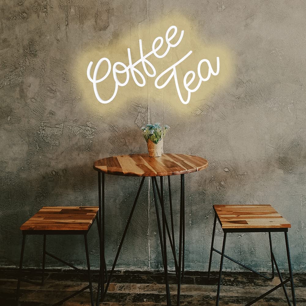 Tea Coffee Neon Sign (10x16 inches)