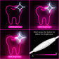 Neon Sign Pink Tooth (12*13 inches)