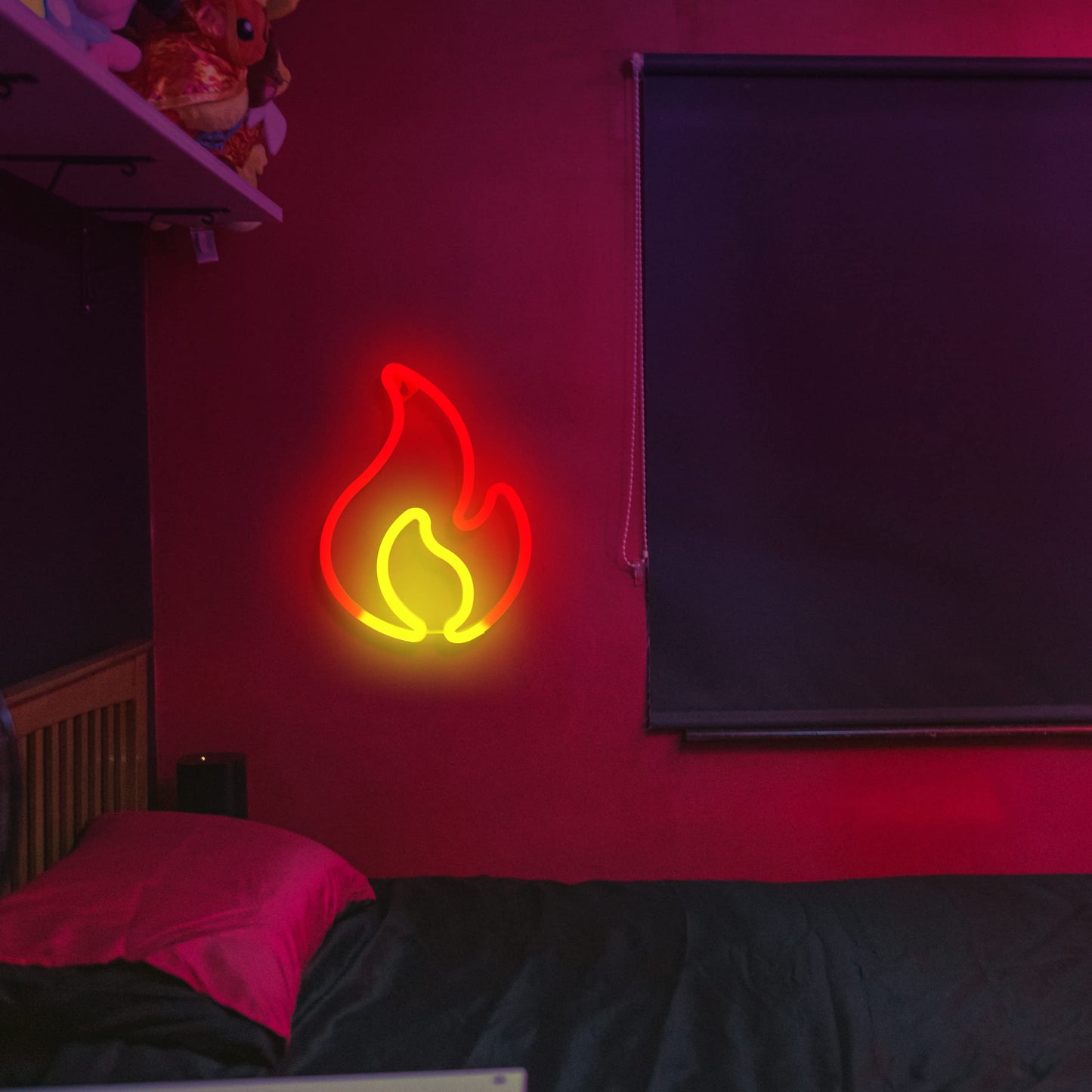 Flame Neon Sign (8x10 inches)