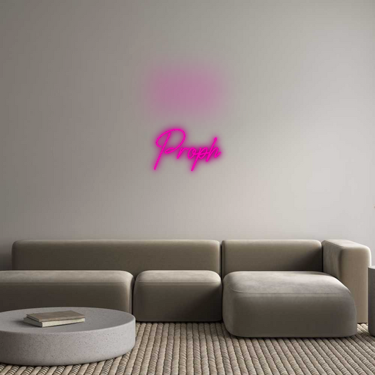 Customised Neon Sign Proph