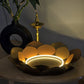 Lotus LED Decor Base for Idols & Festive Setup (Ganesh Chaturthi, Diwali, or home mandirs)