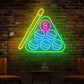 8 ball/Snooker Neon sign 18*18 inches Neonsignsindia