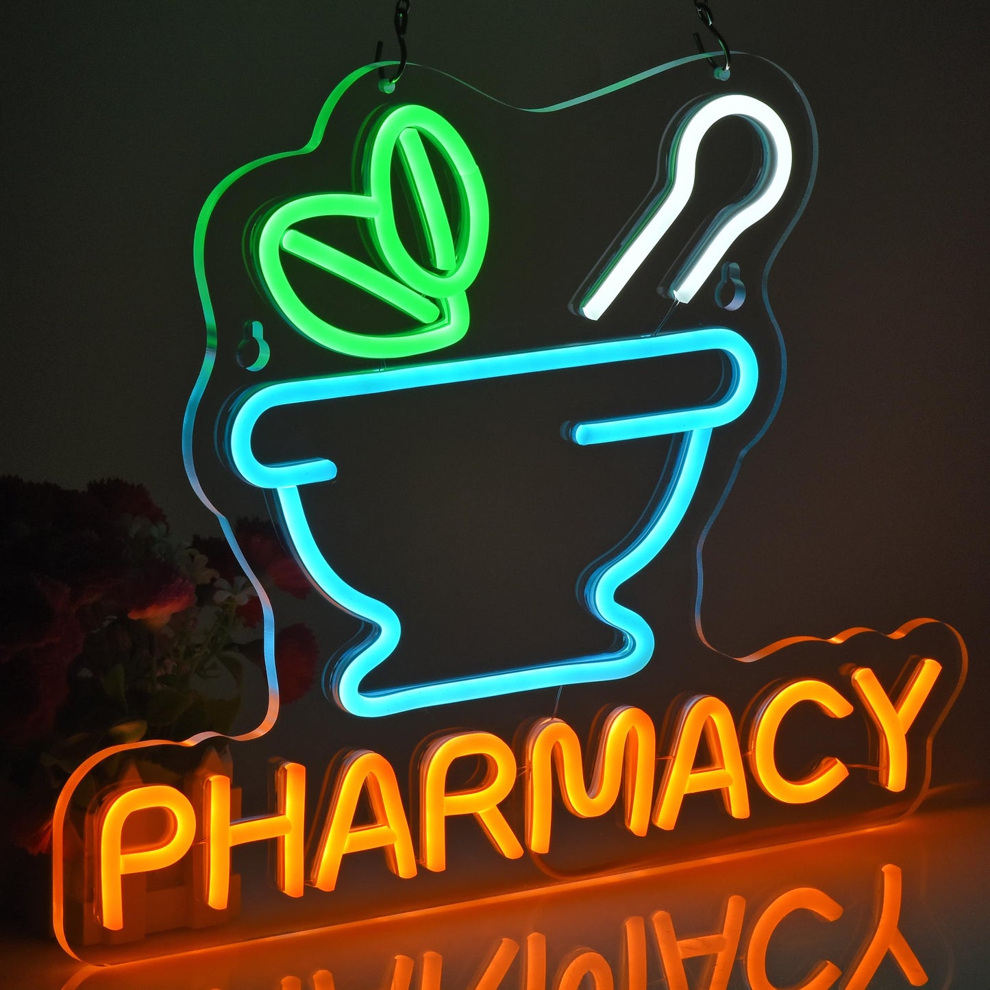 Pharmacy Neon Sign 16.1" x 12.6"