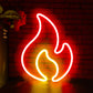 Flame Neon Sign (8x10 inches)