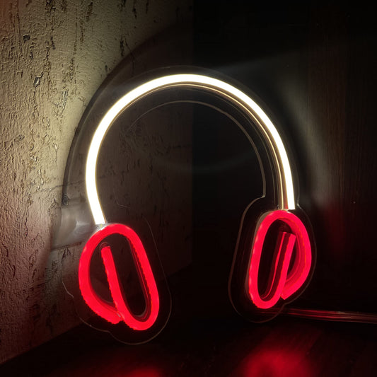 Headphone LED NEON Sign Customized NEON Sign