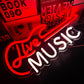 Live Music Neon Sign (10x16 inches)