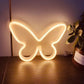 Butterfly Neon Signs (4x4 inches each)