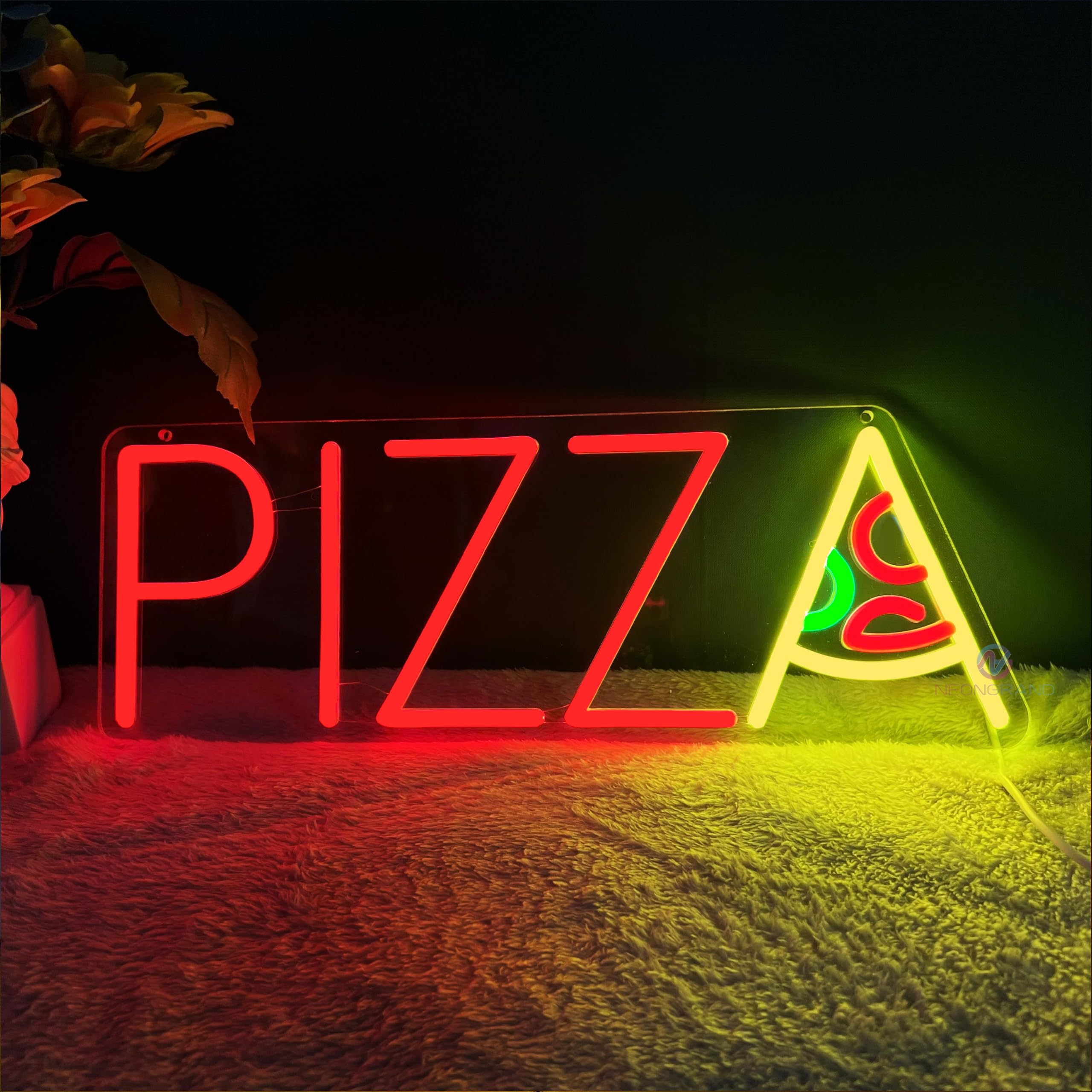 Pizza neon sign, Pizza light sign, Pizza led sign, Pizzeria neon sign, Neon sign for business, Food neon high quality sign, Led sign for business