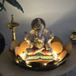 Lotus LED Decor Base for Idols & Festive Setup (Ganesh Chaturthi, Diwali, or home mandirs)