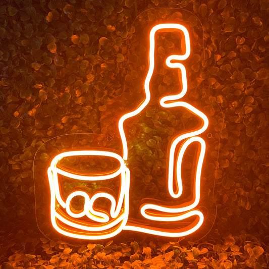 Whiskey Neon Sign (9x12 inches)