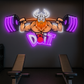 Beast mode Viking Power weightlifter LED Neon fitness Gym Sign – Motivational Wall Art