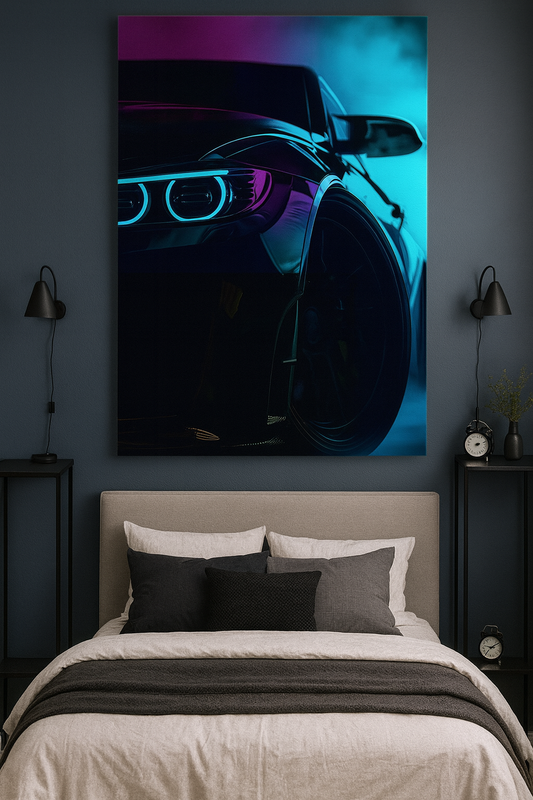Neon Drive Luxury Wall Art