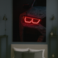 Graffiti BMW Red Neon Headlight – 6mm Neon Flex Wall Art