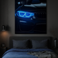 Electric Blue BMW Headlight Neon Sign – 6mm Flex LED Glow