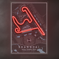 Shanghai International F1 Circuit Map – LED Neon Wall Art