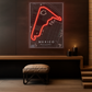 Mexico City Grand Prix F1 Circuit Map – LED Neon Wall Art