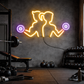 DUO Workout Neon LED Sign – Fitness Wall Art for Gym & Home Decor - LED Neon Sign