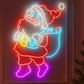 Christmas santa neon sign led 