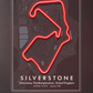 Silverstone Racing F1 Circuit LED Neon Wall Art – Iconic Track Map Neon Sign