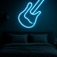 Guitar Neon Sign (5x11 inches)