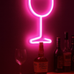 Wine Glass Neon Signs (6x10 inches)
