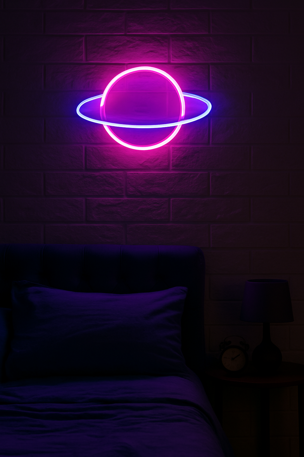 Planet Neon Sign (12x12 inches)