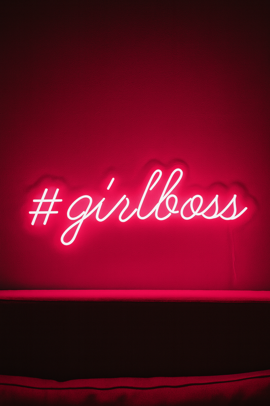 #girlboss pink neon sign (8*18 inches)