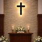 Illuminated Cross Wall Light – Minimal LED Christian Wall Decor for Home & Prayer Room