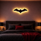 Batman Logo Neon Wall Light – Iconic Superhero LED Wall Art Game room With color changing app controlled LED.