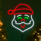 Christmas Santa Claus Neon Sign (14x14 inches)