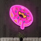 Sweet Drip Donut LED Neon Wall Sign – Pink Dessert Glow Art | Neon Signs India — Image 2