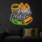 Fast Food Neon Wall Sign – Tasty Glow Edition