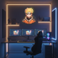 Shinobi Glow: Neon-Aura Ninja UV print neon sign for bedroom or Game Room | Neon Signs India — Image 2
