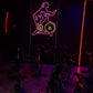 Neon Cycling Glow Sign – Modern Fitness gym Studio LED Wall Decor (36 *30 inch)