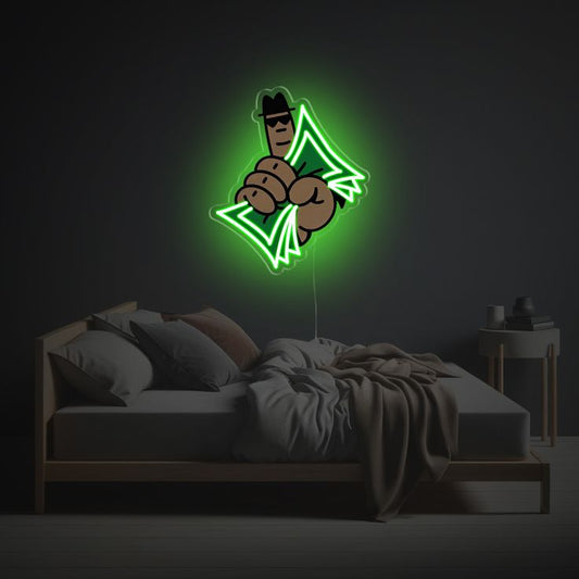 Money Grip LED Neon Sign – Hustle Glow Wall Art