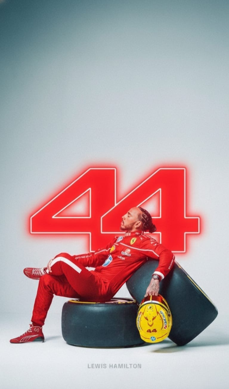 “ L. Hamilton 44 Legacy” – Neon Motorsport Icon Wall Art