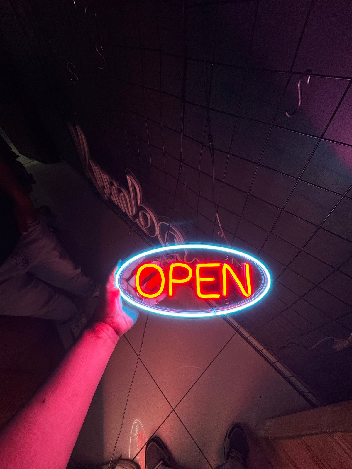 OPEN Neon Sign for Shops, Cafés & Restaurants