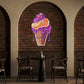 Ice Cream Cones Pop Art LED Neon Sign