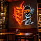 Ninja Shawarma Neon Sign – LED Döner Kebab Wall Light for Restaurant & Fast Food Neonsignsindia