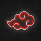 Red Cloud Neon Wall Light – LED Anime-Style Neon Sign Game room