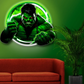 Hulk Gamma Rage Neon Wall Art – Green Power LED Superhero Light