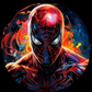 Spider Hero Neon Glow Wall Art – LED Anime Superhero Light Sign | Neon Signs India — Image 3