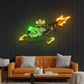 Money Hustler Neon Wall Sign – Bold Street LED Art | Neon Signs India — Image 1